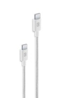 Cellularline Braided Data Cable 0,6 M Usb Typ-C/ Typ-C White (60905) #26051723