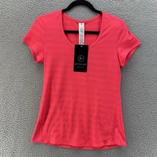 Active Life Top Women Small Medium Orange Pink Lightweight Performance Stretch