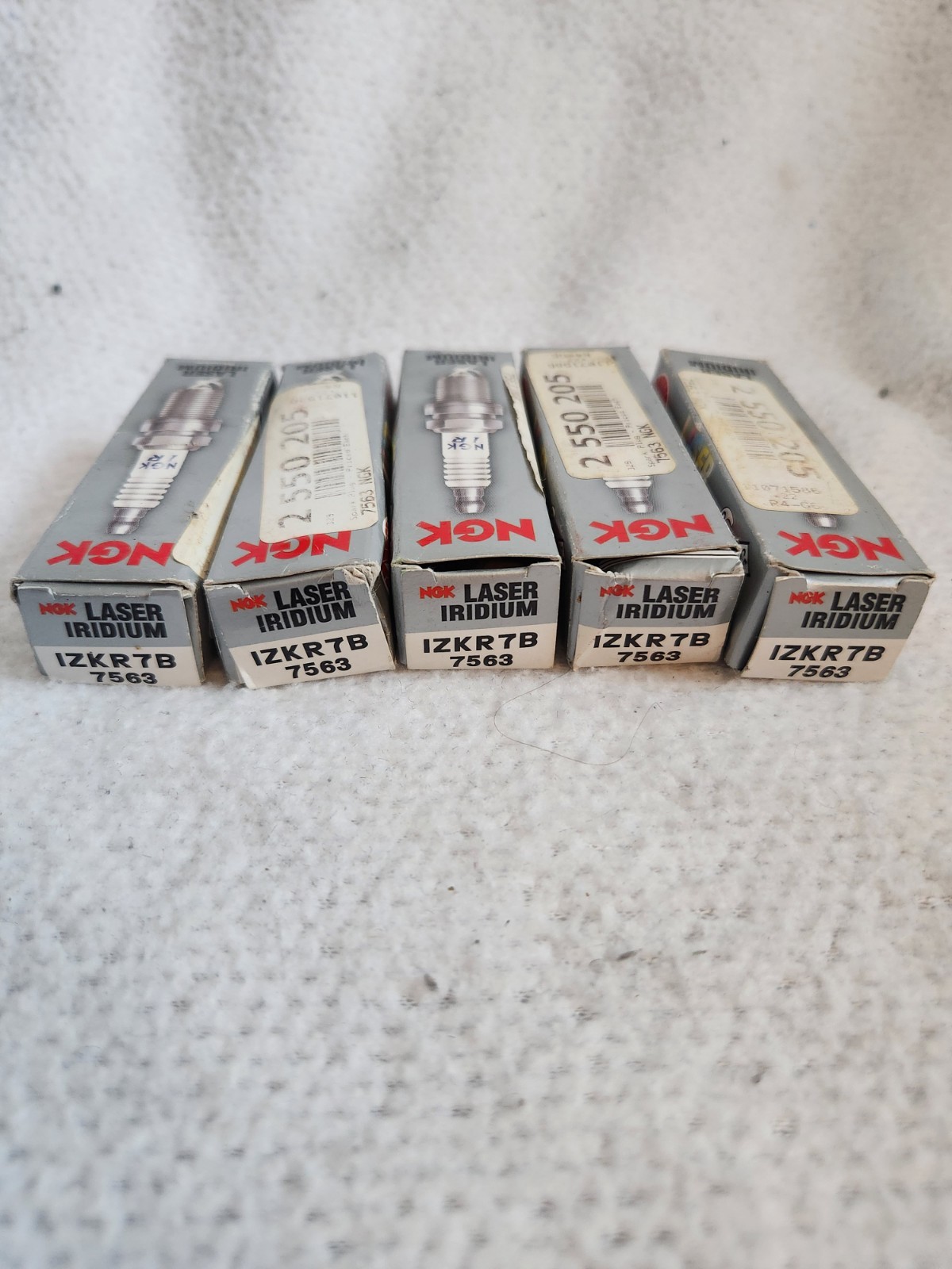 5 Pcs Laser Iridium Spark Plugs NGK 7563 IZKR7B / Part # 7563 IZKR7B - New