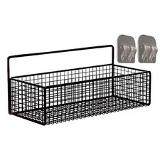 Adhesive Shower Organizer Bathroom No Drill Wall Storage Wall-mounted