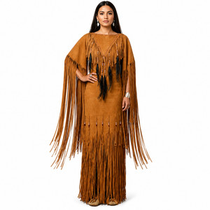 leather indian dress Native American short prom