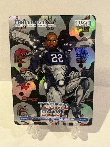 Bo Jackson Battle Arena Tecmo Bowl #H546 Emmitt-164 Steel Helmets Emmitt Smith