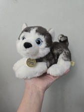 Miyoni by Aurora Siberian Husky Puppy Dog Wolf Plush Stuffed Animal