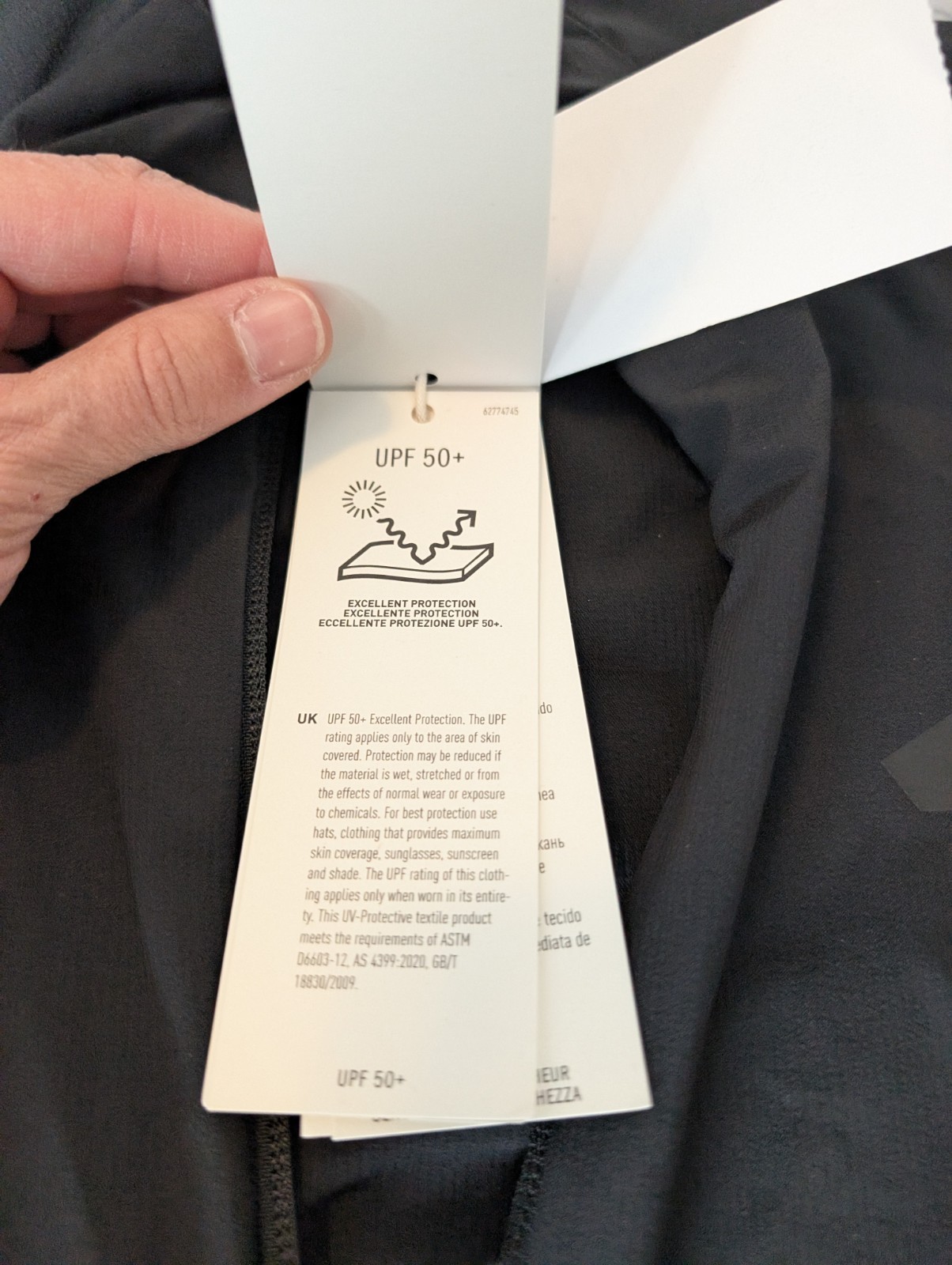 NWT Adidas Multi Sport Women's Jacket Black UPF 50+ Size S thumbnail 9