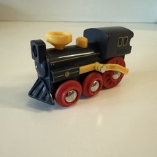 Brio World Wooden Railway Old Steam Engine 2P182