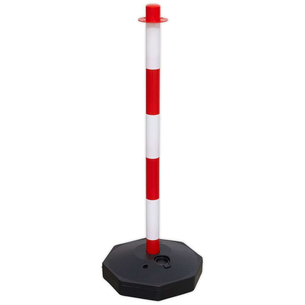 Sealey Red/White Post with Base