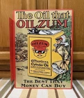 Oilzum Flange Sign Doubled Sided Bucktooth Boy Gas Oil Vintage Style Wall Decor
