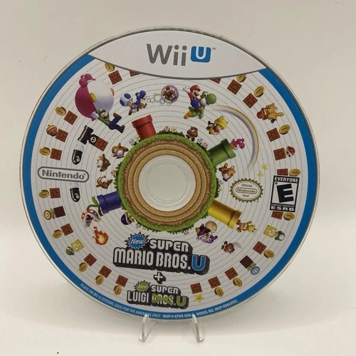 Super Mario Bros U + New Super Luigi U Nintendo Wii U Disc Only, Tested Works