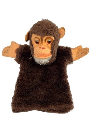 STEIFF Germany JOCKO MONKEY CHIMP Mohair Hand Puppet Toy