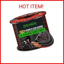 14AWG Speaker Wire, GearIT Pro Series 14 AWG Gauge Speaker Wire Cable (100 Feet