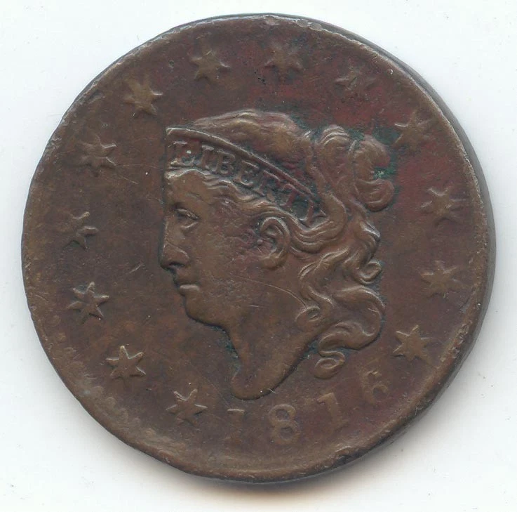 1816 Year Coronet Head US Large Cents (1816-1839) for sale | eBay