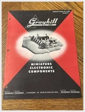 1950s Miniature Electronics Grayhill D-203 Components Catalog Details Photos