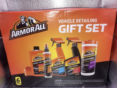 #ad #ad Armor All VehicleDetailingGift Set 6 Items 3 extra plush towels 4 1emergencytool $59.99