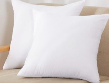Set of 2 Pillow Insert 18x18 in. Hypoallergenic 100 Polyester outdoor ASHLER