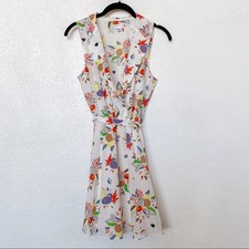 UO Cooperative Floral Pineapple Tie Waist Dress Size XS