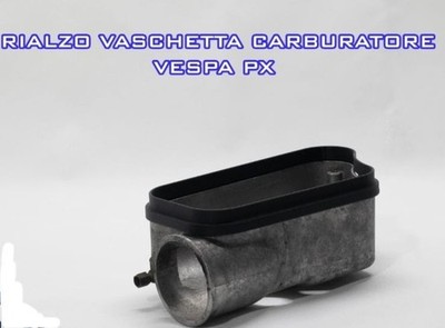 Erhöhung 10mm für Vergaser Luftkasten Vespa PX - für Modelle ohne Mischer