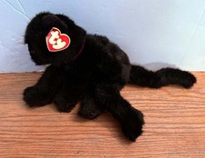 TY Beanie Buddy Coal Black Cat Style 1119 Plush Stuffed Animal Vintage NWT Rare