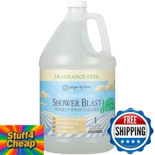Ginger Lily Farms 1 Gal 3-in-1 Shower Blast Refill Cleaner Fragrance-Free Vegan