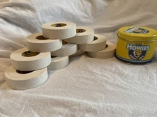 Lot Of 9 Rolls Howie’s White Cloth Hockey Tape Brand New