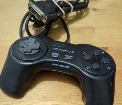 InterAct PC Propad 4 - SV-231A Performance Gameport Gamepad Controller Untested