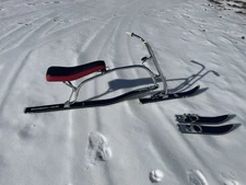 Unused 1965 Slalom Lenkung Schobob Snow Ski Bike - Seen in Beatles Movie HELP!
