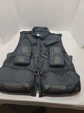 Chaleco Tamrac DE COLECCIÓN Para Hombre Mediano Negro Cremallera Completa Fotógrafo Cremallera Completa Hecho en EE. UU.