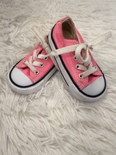 Converse Pink Chuck Taylor All Star Infant Toddler Low Top Sneakers Size 4