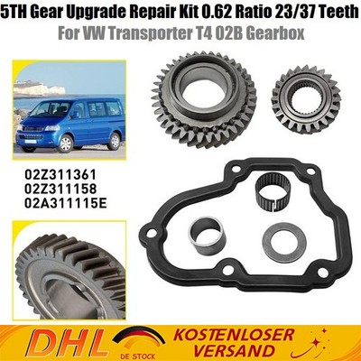 Getriebe Für VW T4 2.5 TDI T5 1.9 Langer 5 Gang 02B 02Z 23/37 Zähne 0.62 DE