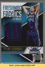 2015-16 Panini Prestige Freshman Fabrics Jumbo Frank Kaminsky #FFJ-FK READ 0b1