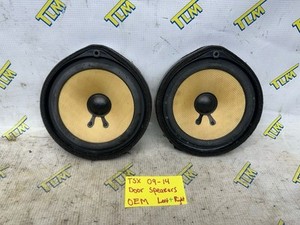 09-14 Acura TSX Door Speaker FRONT RIGHT & LEFT set 2009 2010 2011 2012 13 OEM