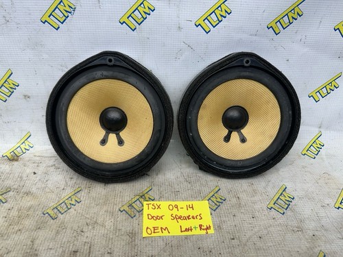 09-14 Acura TSX Door Speaker FRONT RIGHT & LEFT set 2009 2010 2011 2012 13 OEM