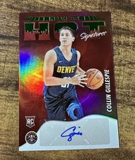 Collin Gillespie 2022-23 NBA Hoops Hot Signatures Rookie Auto Green Foil RC SP