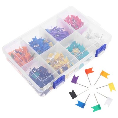  400 Pcs Pinboard Accessories Travel Push Pins for Map Classroom Supplies