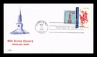 US COVER OLD NORTH CHURCH AMERICANA SERIES FDC COMBO COLONIAL CACHET