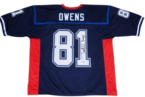 Terrell Owens Signed Buffalo Bills Custom Football Jersey SWAU Certification