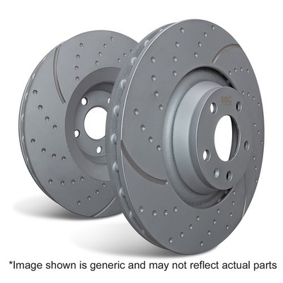 Ebc Brakes Gd7124 3Gd Series Sport Slotted Rotor Set Fits 00 05 Neon