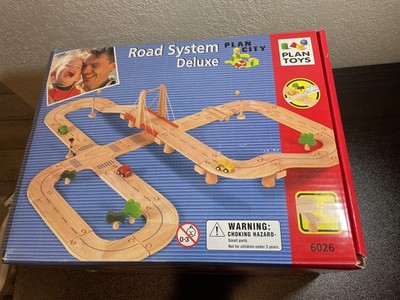Plan Toys Plan City Road System (Deluxe) - 6026 Brand New in original box