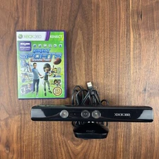 Microsoft Xbox 360 Kinect Motion Sensor Camera And Kinect Sports Season Two Game
