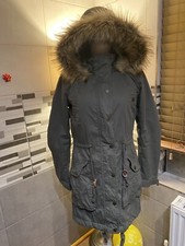 Fat Face United Kingdom Made Well Work Well Hoodie Fur Coat Size 10 Excellent