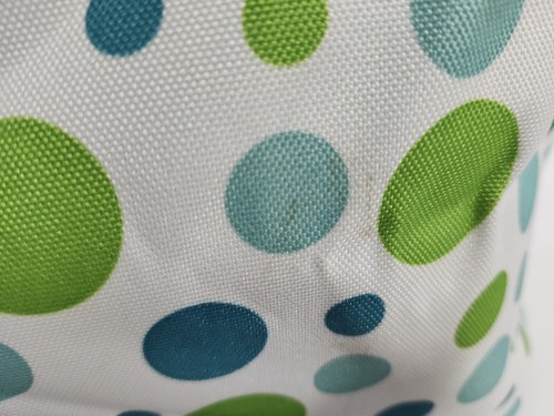 Pampered Chef Picnic Basket Cooler Bag Collapsible Polka-dots - Rare - Picture 7 of 13