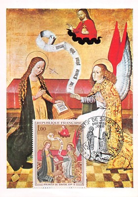 Maximum FDC Karte Frankreich Primitive Art Savoyen 15. Jahrhundert Mai 1970 Chambéry