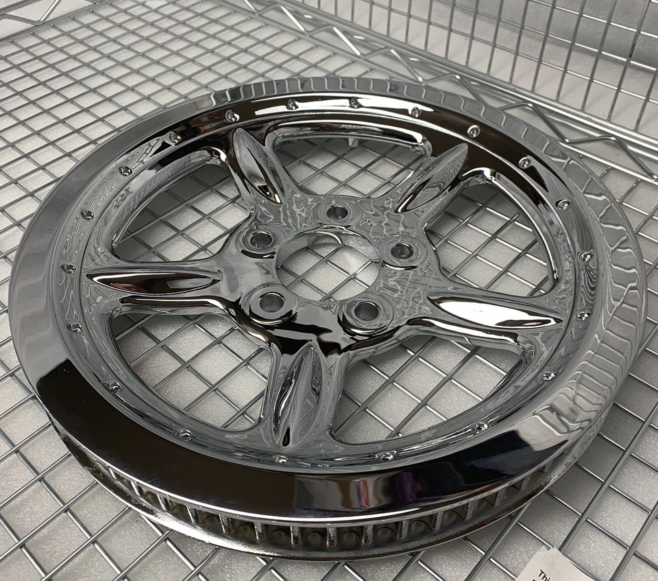 Harley 40350-07 polea cromada piñón Sportster 2007-18 1200 883 intercambio Foto 3 de 4