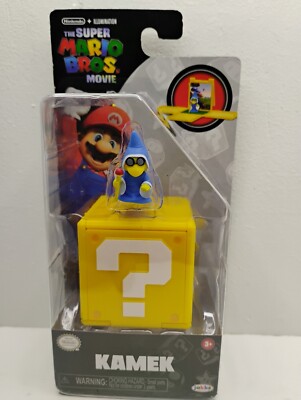 Nintendo Super Mario Bros. Movie (2023) - Kamek 1.25'' Figure  w/Question   Block