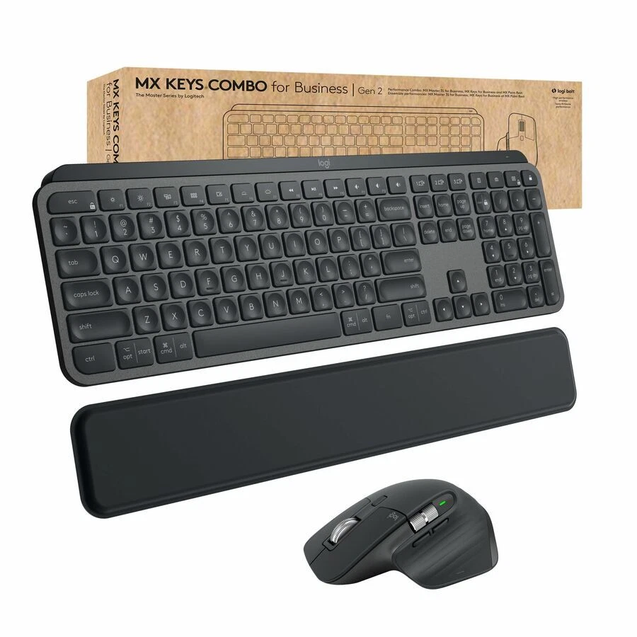 Logitech 920-010923 MX Keys Combo for Business Keyboard & Mouse - Image 2 of 2
