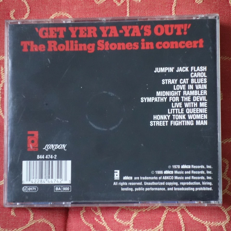 ROLLING STONES - Get Yer Ya-Ya's Out CD 1986 abkco 844 474-2 TOP NEW MINT - Bild 4 von 4