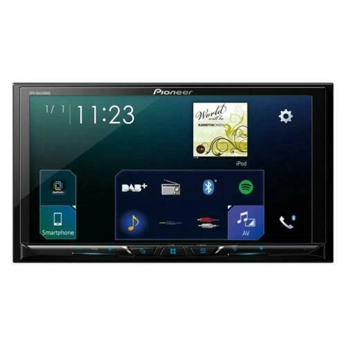 Unités principales de systèmes stéréo Pioneer écran tactile à double DIN pour véhicules