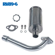 Exhaust Pipe Header Muffler For Honda GX160 GX200 Mikuni CT200U Go Kart MiniBike