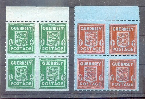Channel Islands GUERNSEY 4/5 QUADRUPLO** MNH MINT 240EUR (A6971)