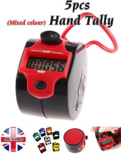 (5pcs) 5 Digit Digital  LCD Electronic Hand  Tally Counter For Tasbeeh Golf Dock