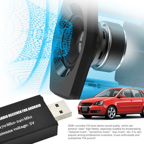 DAB+ Module for Android Radio USB Digital Receiver Box Amplified antenna - Picture 9 of 12